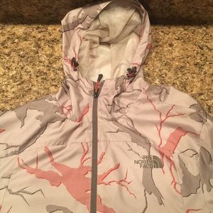 North Face camo anorak